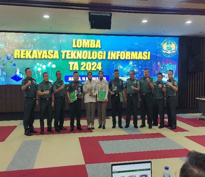 Juara II Lomba Rekayasa Teknologi Informasi TNI AD